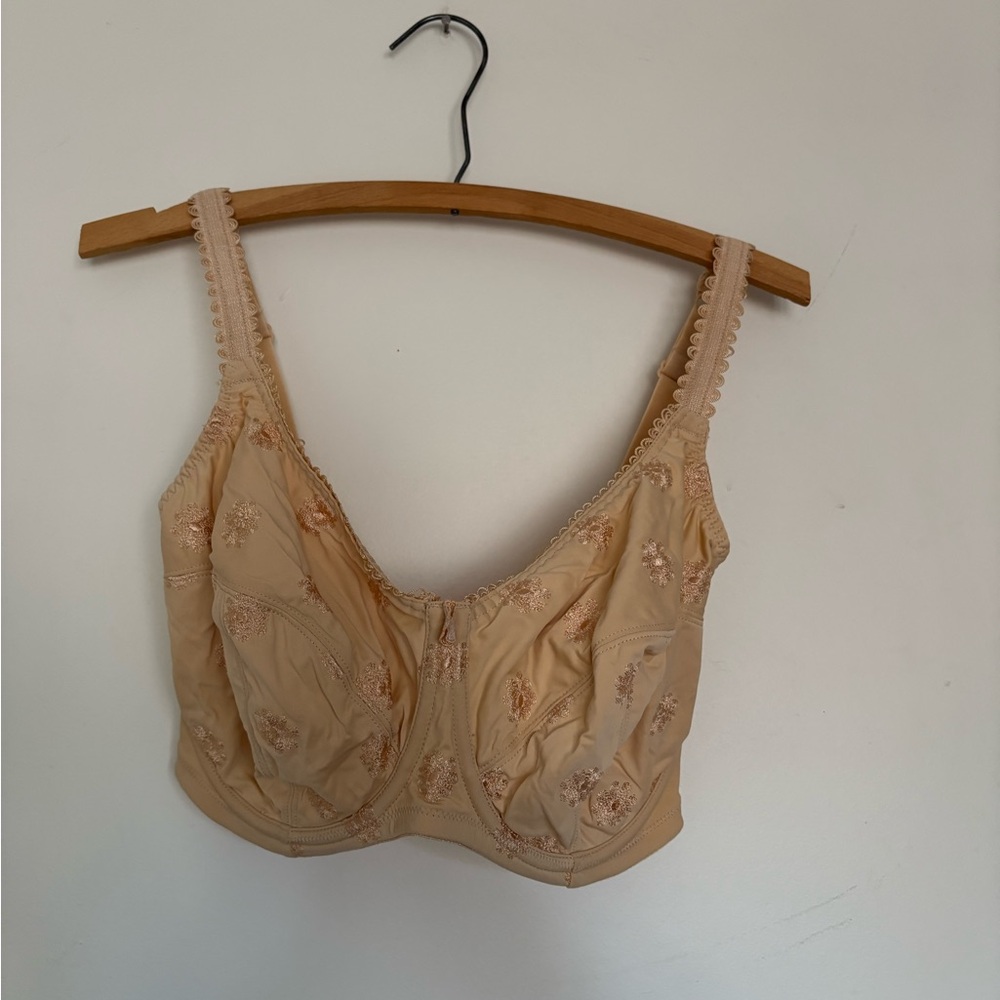 Panache Floral Embroidered Cream Bra